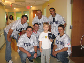 Charlotte Knights-Levine Childrens Hospital Visit 025