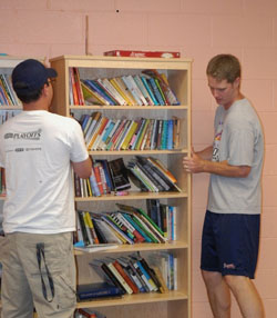 Akron-ACCESS, moving book shelf