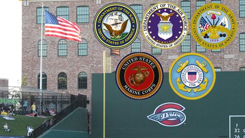 Retired and active military personnel will be recognized.