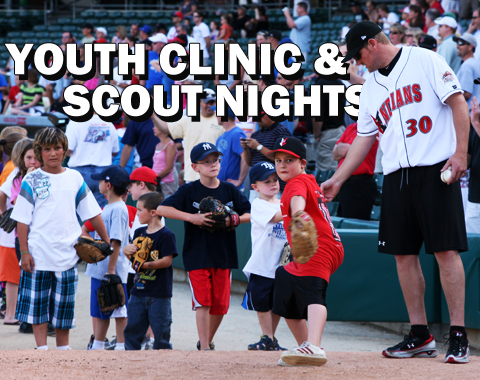 Scout Campouts and the annual Youth Baseball Clinic give kids an exclusive on-field experience.