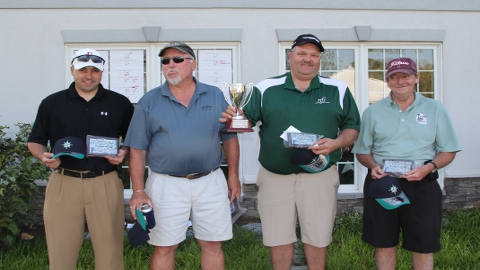 SCLC Tournament Winners(L-R): Matt Williams, Butch White, Kenny Myers, and John Hawley. (Bryan Pruitt)