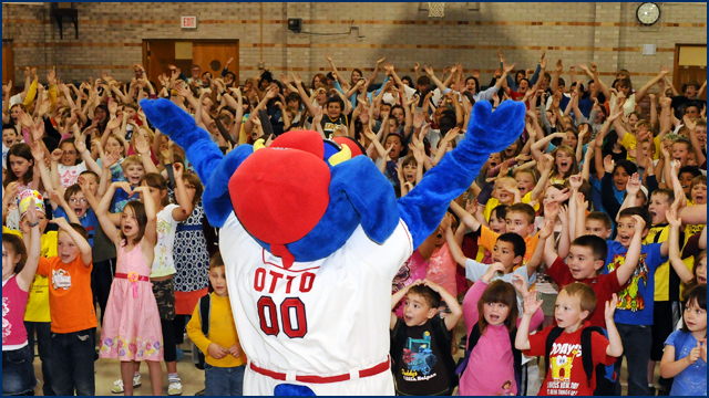 Bemiss and Sheridan Elementary will get a visit from OTTO the Mascot.