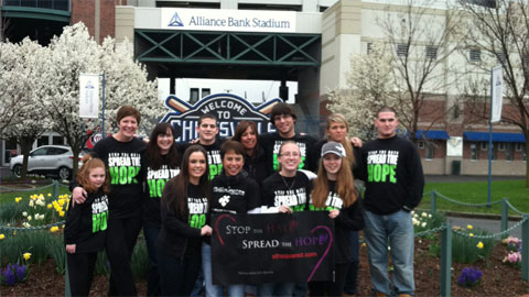 Strike-Out Bullying Night on Wednesday aims to "Stop the Hate, Spread the Hope."