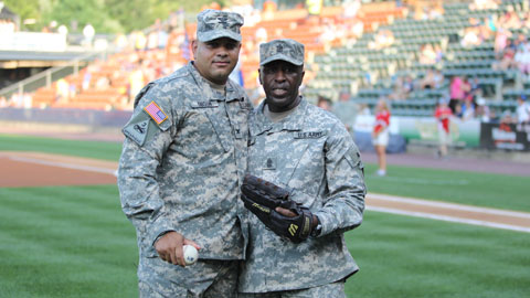 The team has honored our nation's armed forces in the past, but it will become a nightly event at the reconstructed PNC Field in 2013. 